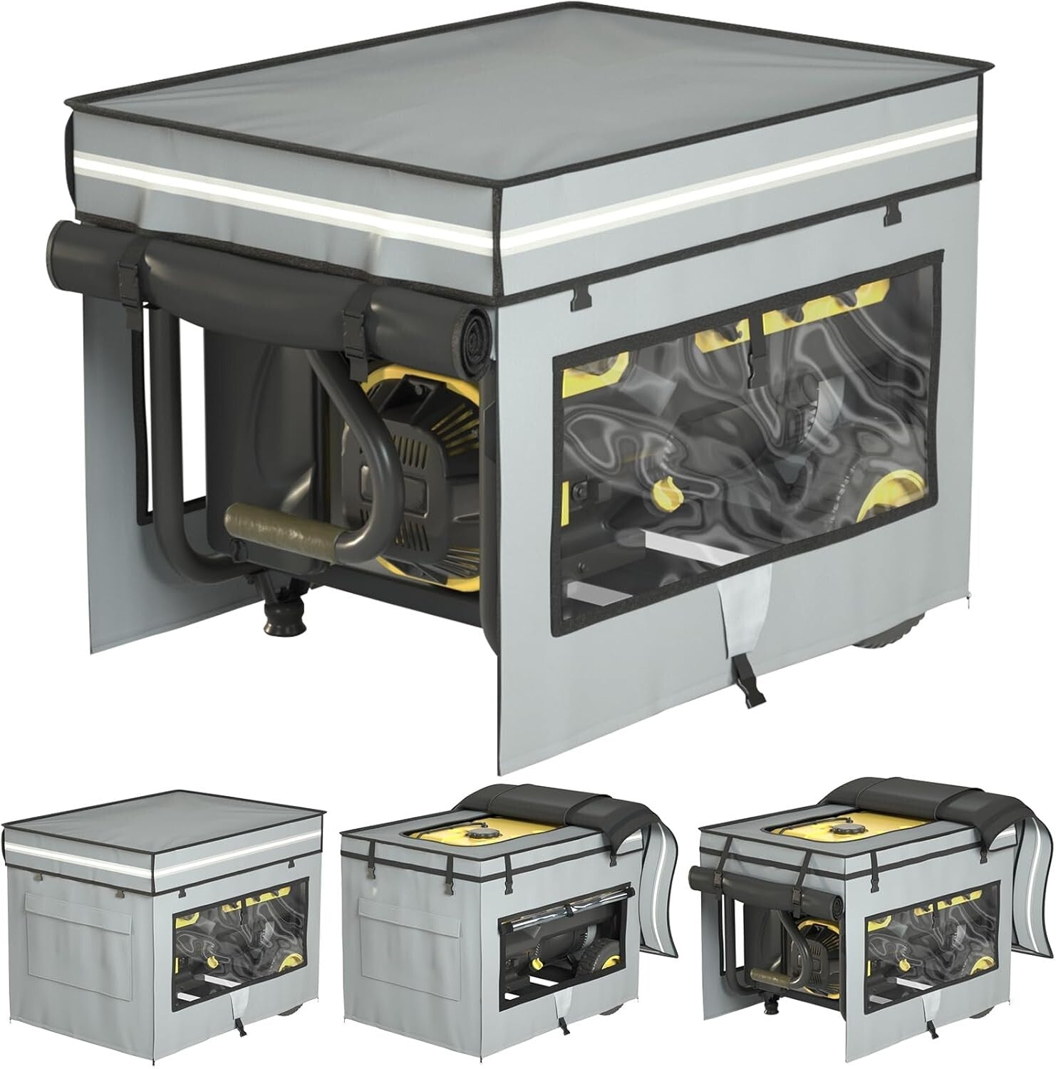 Heavy-Duty Waterproof Generator Cover for 3000W-10000W, All-Weather Protection