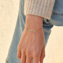 Load image into Gallery viewer, Meaningful Wave Bracelet in S925 Silver for Daughters &amp; Moms - Thoughtful Gift