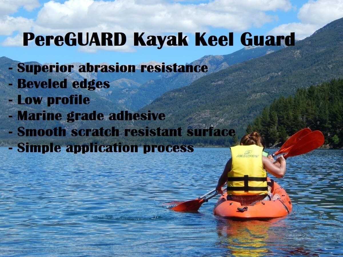 Protective Kayak Keel Guard - 4-Inch Width for Ultimate Durability & Performance