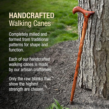 Load image into Gallery viewer, Derby Style Handcrafted Cedar Cane, 34-Inch - Lightweight &amp; Stylish Mobility Aid