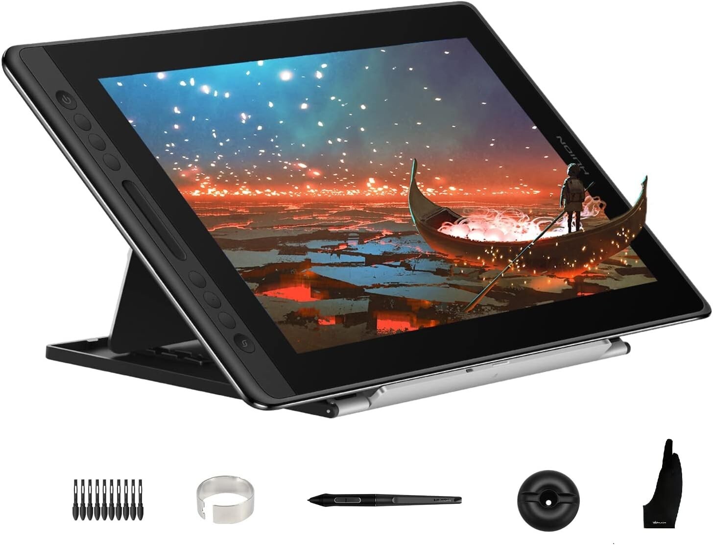 Full-Laminated 15.6" Drawing Tablet with Compatibility for Windows, Mac, Linux