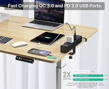 Load image into Gallery viewer, Surge-Protected Desk Clamp Power Strip with 15 Outlets - Ideal for Home Office