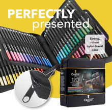 Load image into Gallery viewer, Intensely Pigmented Colored Pencils - 120 Count with Easy Selection Pouch