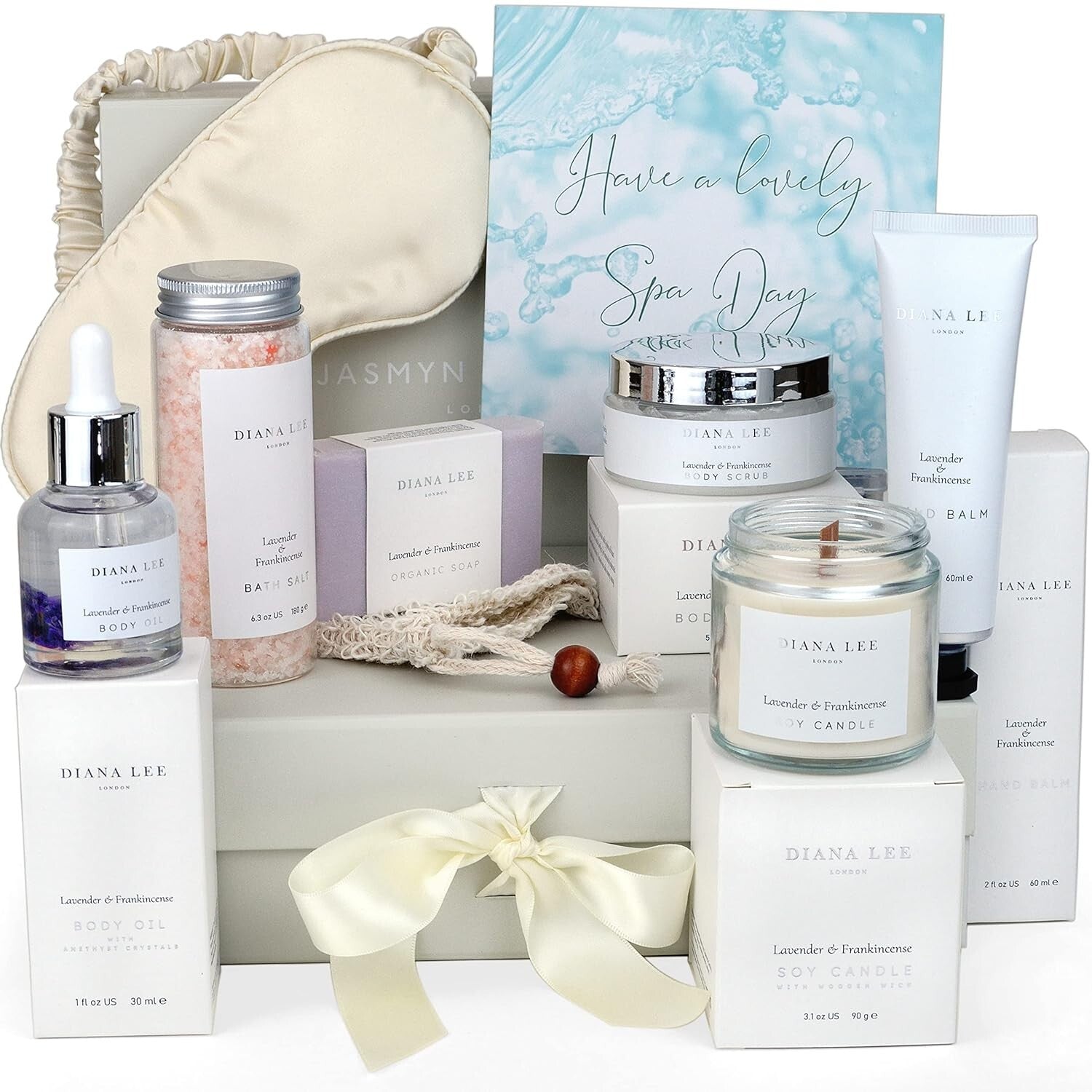 Lavender & Frankincense Luxury Bath Gift Set - Elegant Self-Care Kit for Women