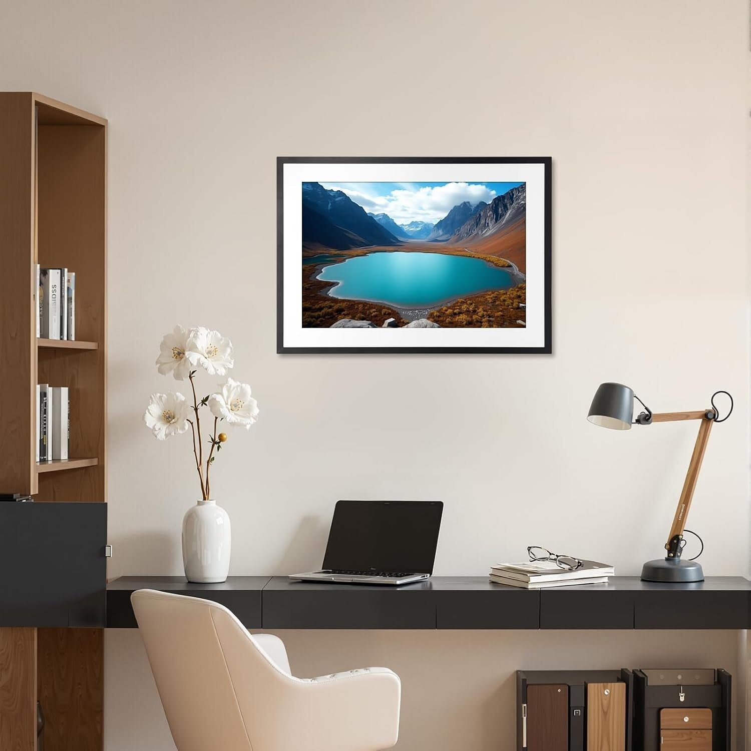 Transform Your Space - Set of 4 20x28 Picture Frames with Mats for Art Display