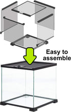 Load image into Gallery viewer, Interactive 8-Gallon Glass Terrarium for Geckos, Frogs, and Spiders - 12x12x12