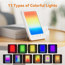 Load image into Gallery viewer, Portable Sunlight Therapy Lamp with 11 Colorful Lights &amp; Memory Function