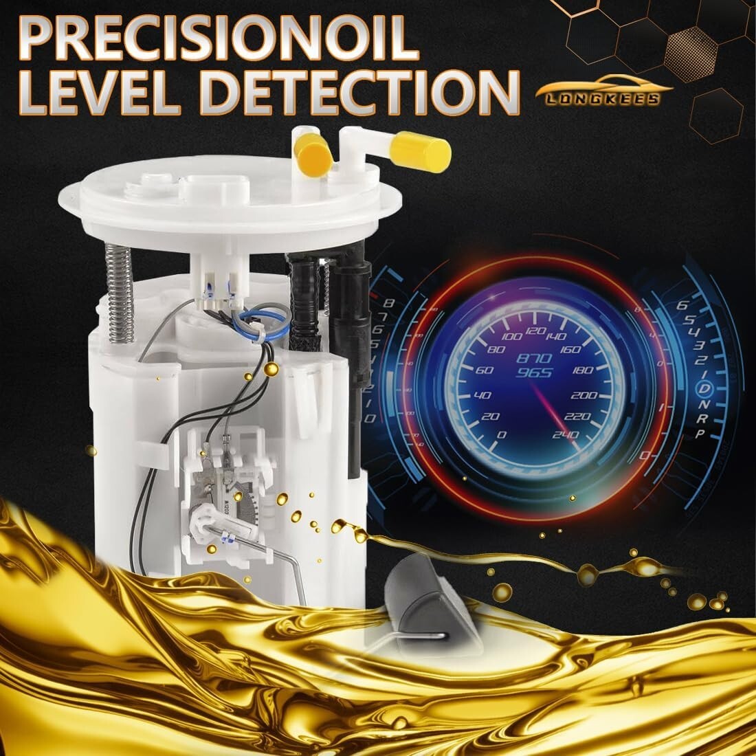 Fuel Pump Module Assembly for Ram 1500 2011-2016 V8/V6 - Precision-Matched Fit