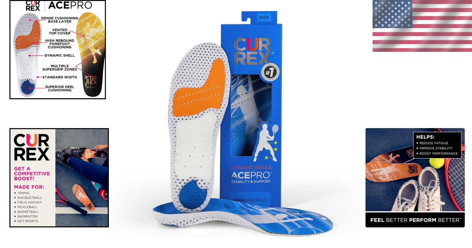 Arch Support Insoles: AcePro Super Grip for Enhanced Agility in Sports - 2XL