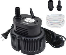 Load image into Gallery viewer, High Efficiency Above Ground Pool Water Removal Pump with 3 Adapters &amp; 25ft Cord