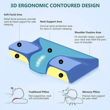 Load image into Gallery viewer, Ergonomic Cervical Pillow with Washable Cover - Alleviate Neck Pain Effortlessly