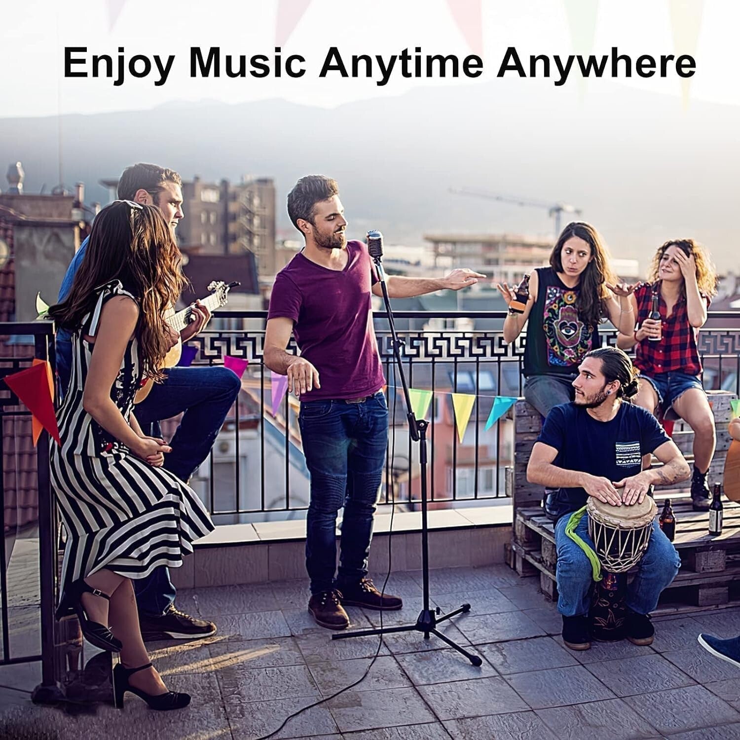 4-Pack 15ft Balanced XLR Audio Cables - Reliable Microphone & Speaker Connectors