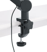 Load image into Gallery viewer, Heavy-Duty Podcast Microphone Stand with On-Air LED Light &amp; Removable XLR Cable