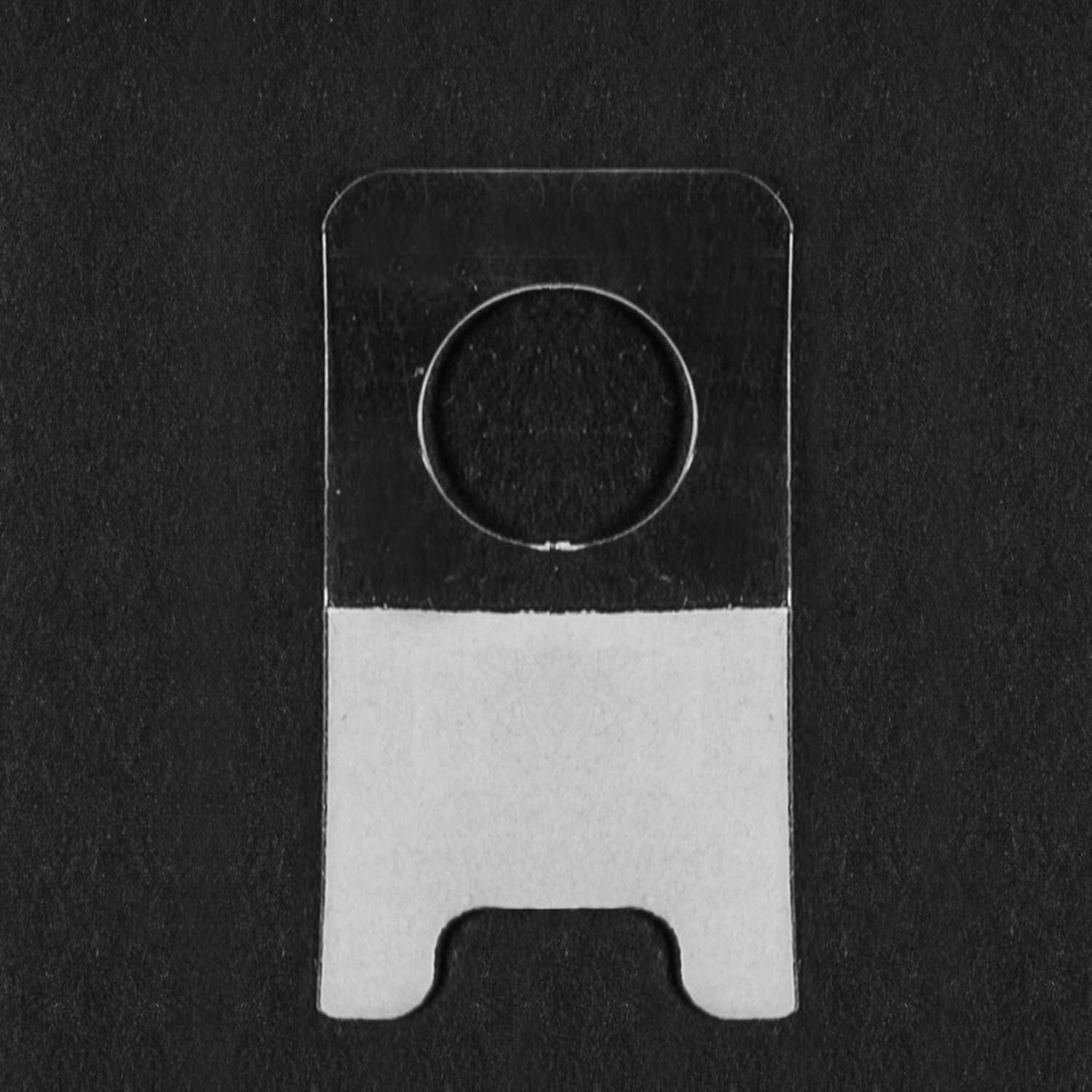 1000 Premium Clear Retail Hang Tabs - Easy Application, Ideal for Merchandising