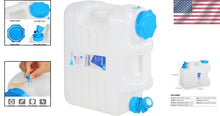 Load image into Gallery viewer, 5-Gallon Portable Water Container with Spigot: Perfect for Camping &amp; Emergencies