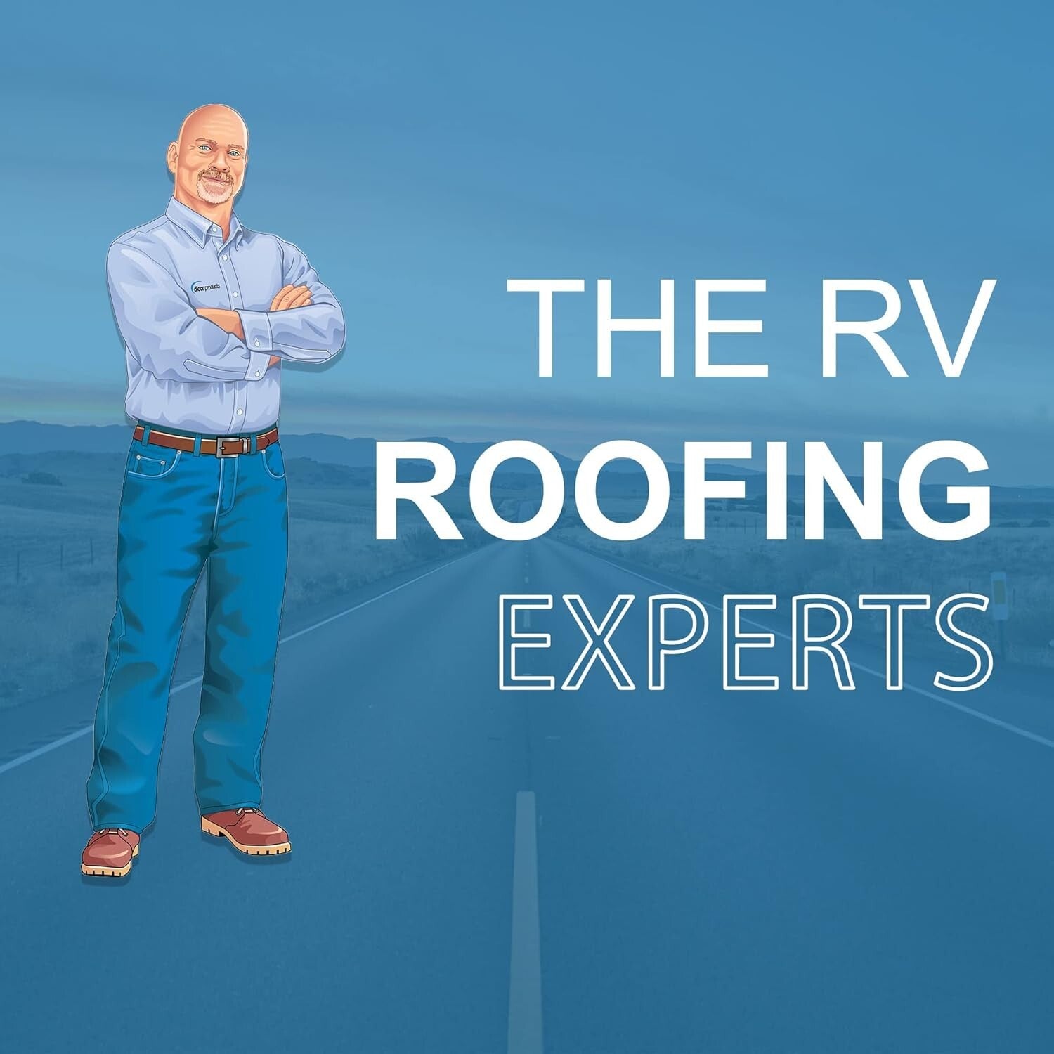 Water-Based RV Roof Adhesive - 1 Gallon, EPDM & TPO Compatible for Easy Repairs