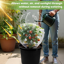 Load image into Gallery viewer, Garden Protection Bundle: 5 Reusable 12-Inch Pots with Reinforced Netting Covers