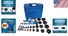 Load image into Gallery viewer, TEMCo 4" Hydraulic Hole Cutter: 10 Dies for Accurate Electrical Installations