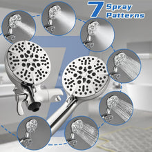 Load image into Gallery viewer, Dual Shower Faucet Set with Tub Spout - Chrome Shower Combo for Luxurious Baths