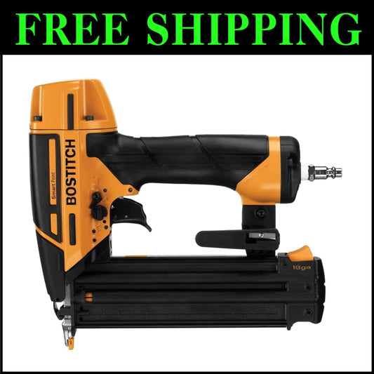 Versatile 18GA Brad Nailer Kit with Tool-Free Jam Release for Easy Woodworking