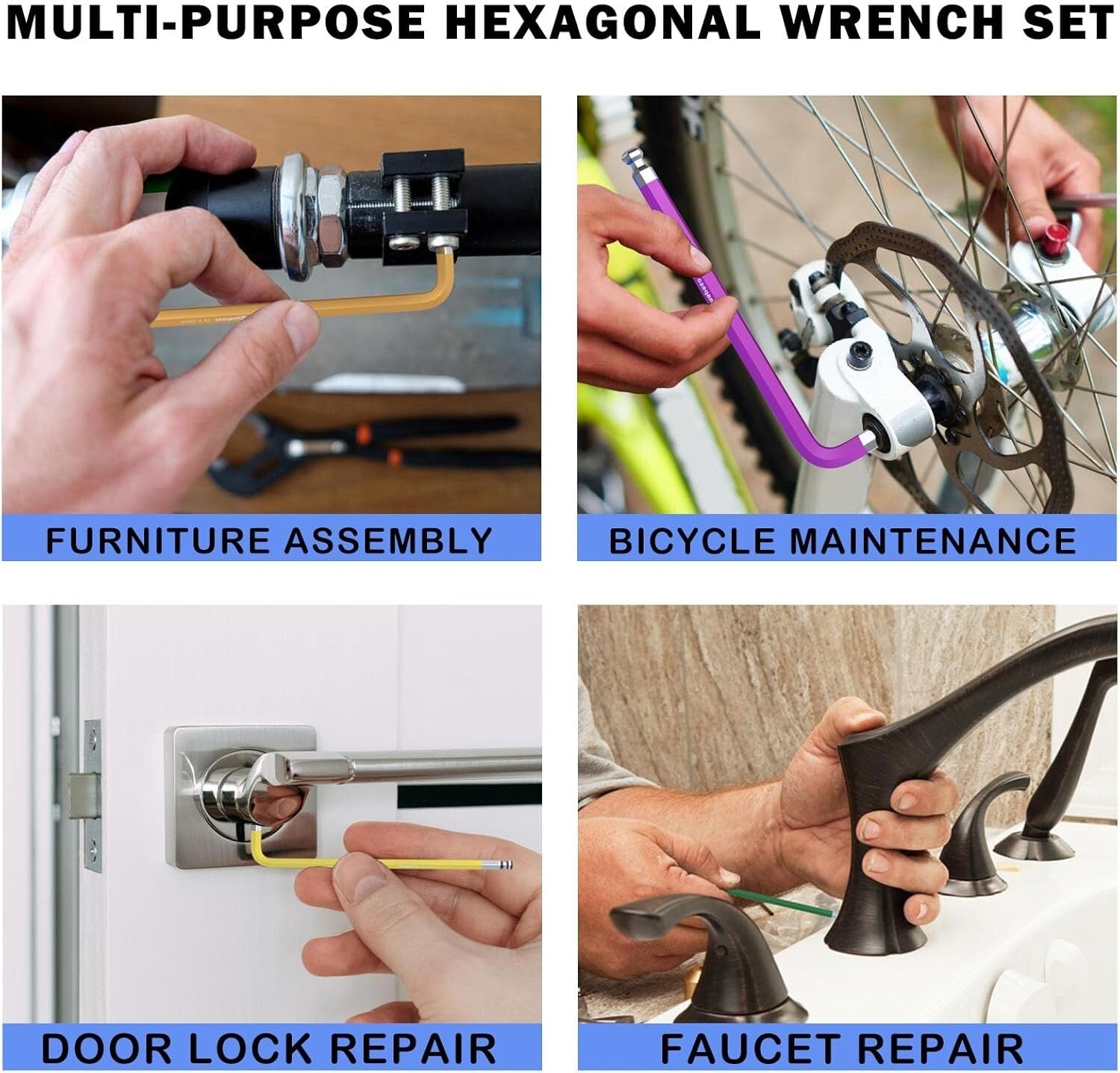 Durable and Organized 27 PCS Allen Wrench Set - Chrome Vanadium Steel Excellence