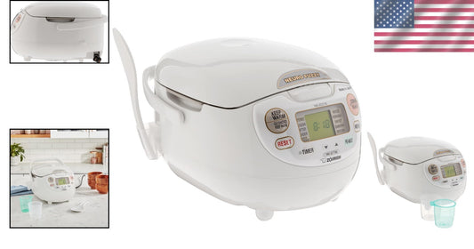 Elegant 5.5-Cup Electric Rice Cooker - Neuro Fuzzy Technology & Warm Function