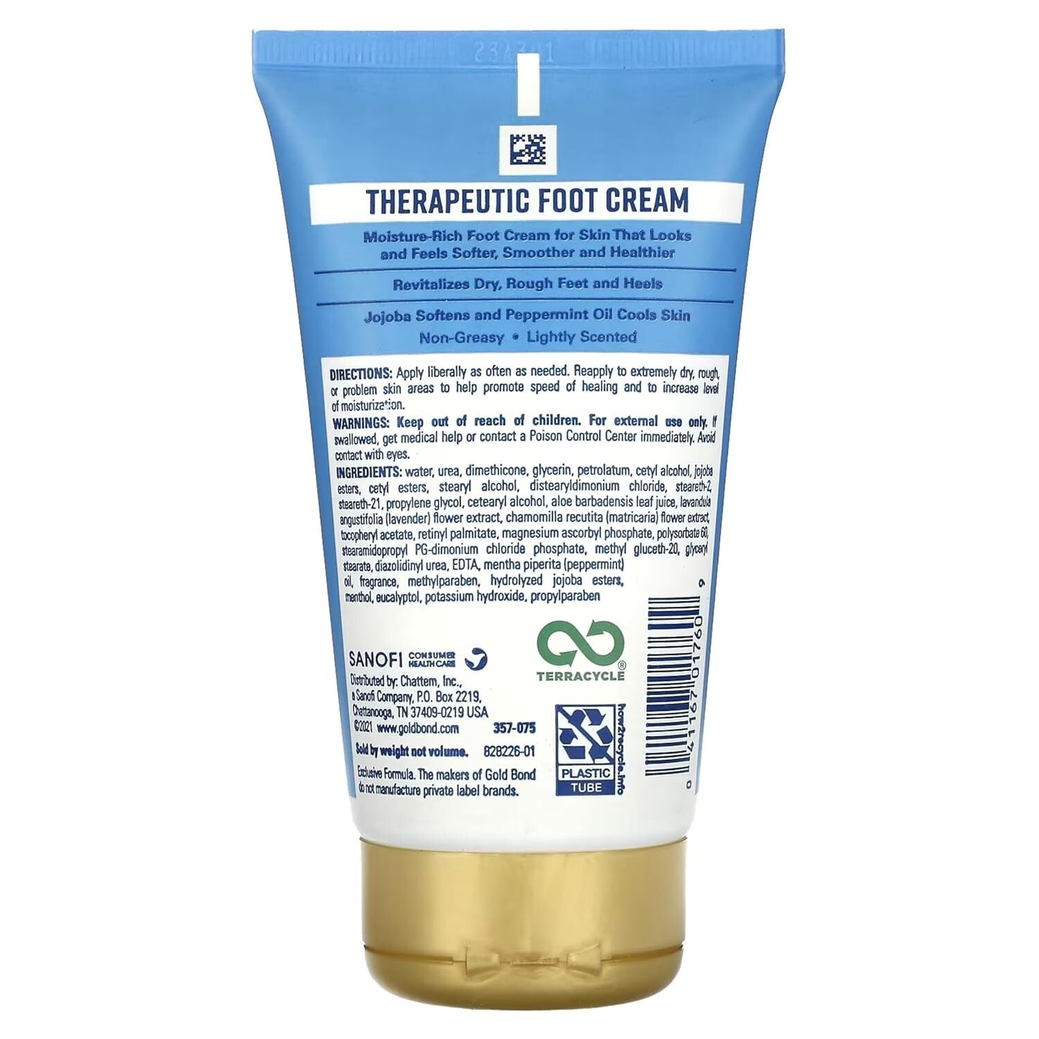 Triple Action Relief Foot Cream - 4 Fl Oz - Pack of 6 for Dry Feet Treatment