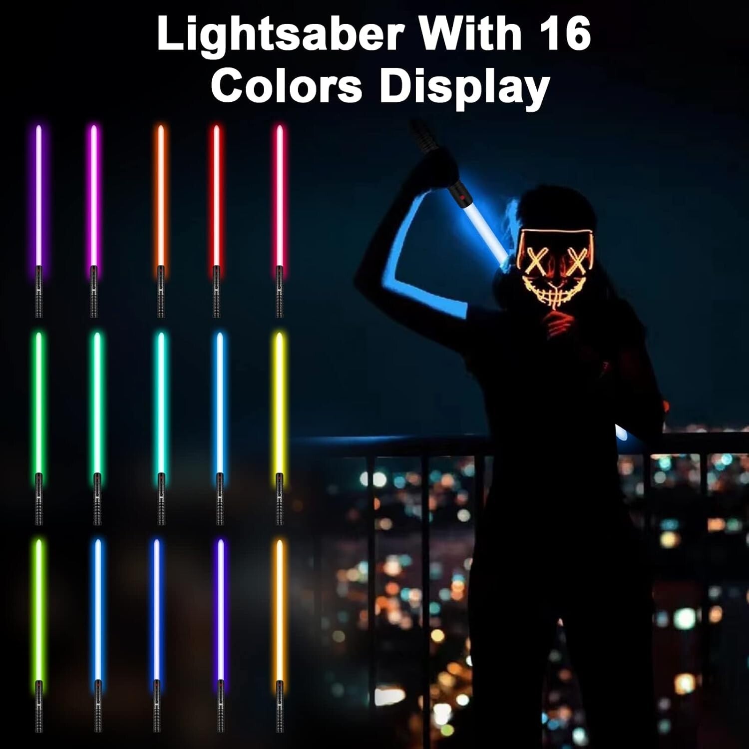 Aluminium Alloy Combat Lightsaber with Smooth Swing & Realistic Sound Effects