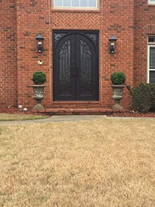 Elegant Set of 2 Fake Boxwood Topiary Trees - 24'' Height for Outdoor Decor