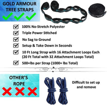 Load image into Gallery viewer, Compact Double Hammock with Heavy-Duty Straps - Ideal for Camping Adventures