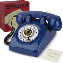 Load image into Gallery viewer, Nostalgic 1960s Rotary Phone with Adjustable Volume - Perfect Home Accessory
