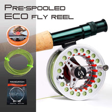 Load image into Gallery viewer, Versatile Fly Fishing Combo: 9ft Rod, Pre-Loaded Reel &amp; Travel Case Included
