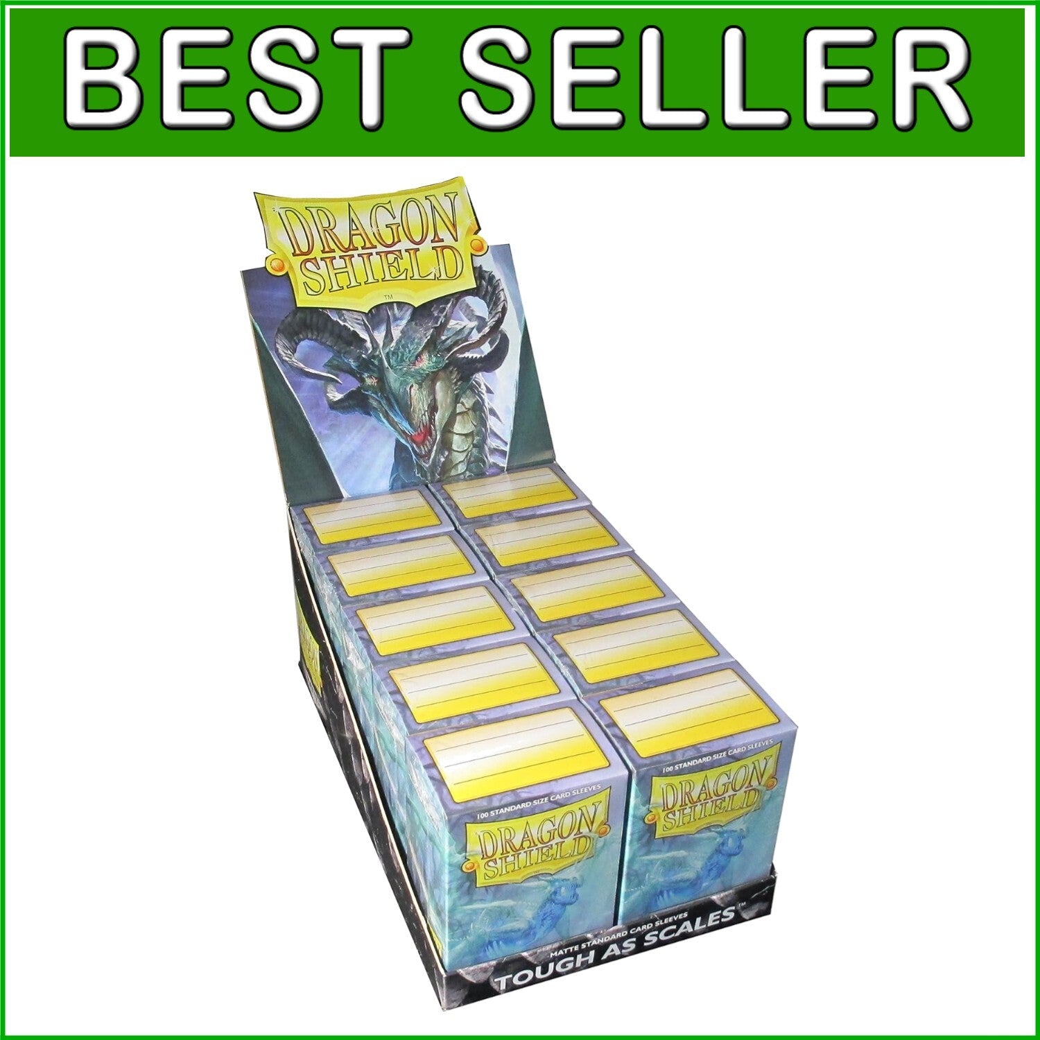 Clear Card Sleeves with Sturdy Display Box - 1000 Total, Perfect for Collectors