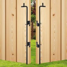 Load image into Gallery viewer, Cane Bolt Heavy Duty Gate Rod 36 Inch - Locking Double Door Set for Security
