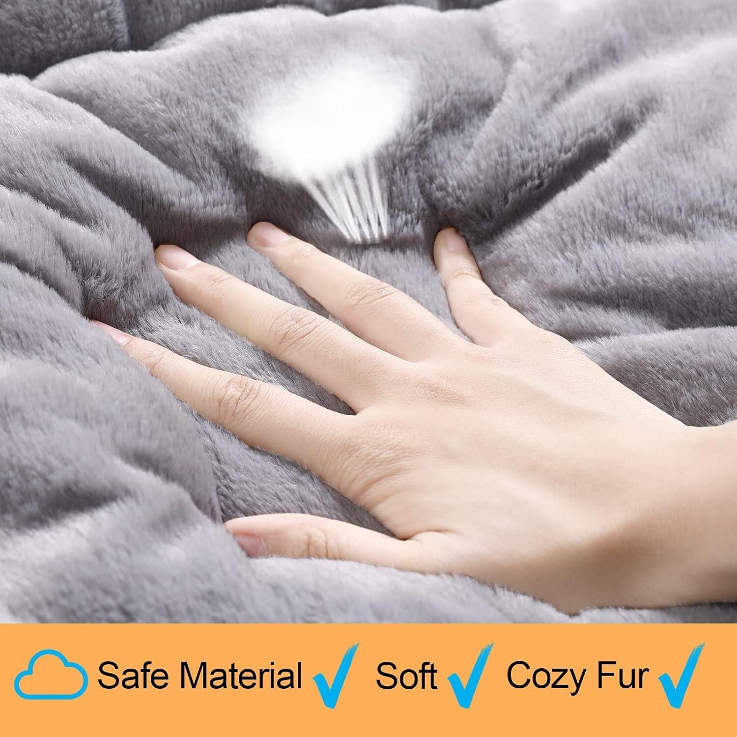 Ultra Soft 48" Extra Large Dog Bed Crate Pad - Washable & Anti-Slip Design