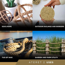 Load image into Gallery viewer, Sturdy 100 Feet Treated Manila Rope, 1 Inch Thick - Flexible &amp; Weather-Resistant