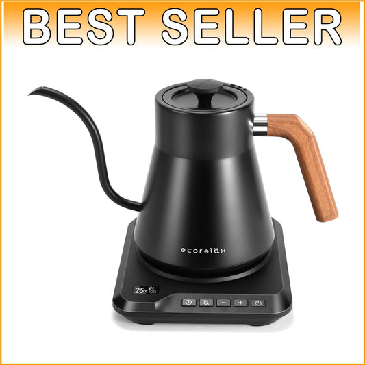 1L Stainless Steel Electric Gooseneck Kettle - Fast Heating & Automatic Shut-off