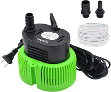Load image into Gallery viewer, Efficient Swimming Pool Drain Pump - 850 GPH Flow, 3 Adapters &amp; Safety Features