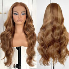 Load image into Gallery viewer, Wavy Honey Highlight 13x6 Lace Front Wig - Adjustable &amp; Breathable Design