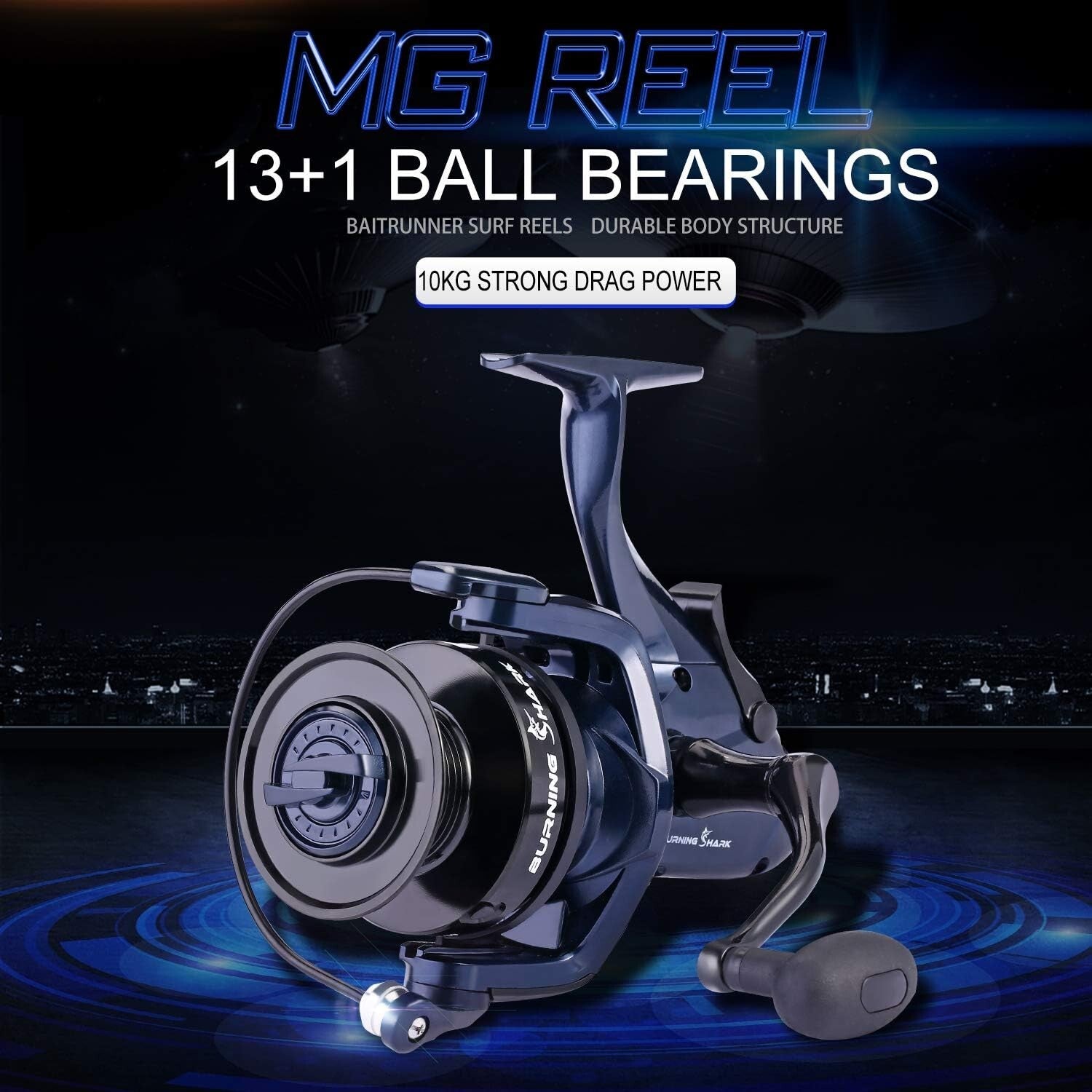 Durable Saltwater & Freshwater 12+1BB Fishing Reel with Anti-Reverse Feature