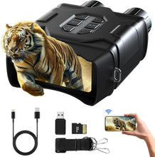Load image into Gallery viewer, 4K UHD Night Vision Goggles with 10X Zoom &amp; 984ft Range - Ideal for Outdoors