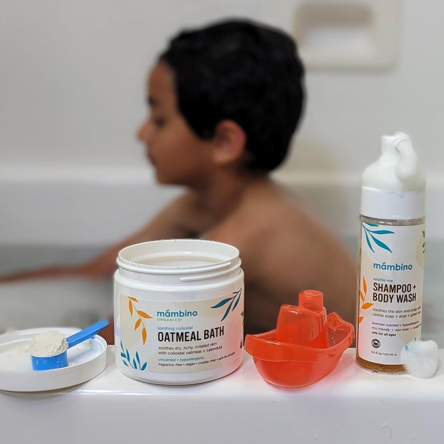 Smooth and Soothing Organic Oatmeal Bath Powder – 6oz 3-Pack for Sensitive Skin