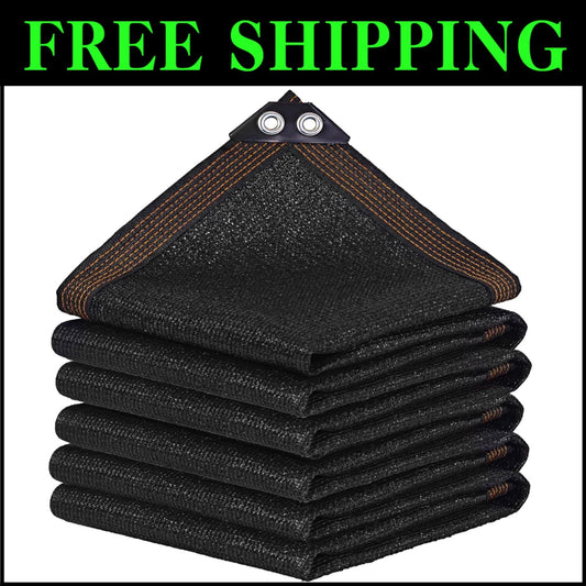 High-Density HDPE 90% Black Sun Shade Net - Perfect for Greenhouses and Gardens