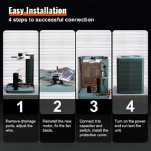 Load image into Gallery viewer, Upgrade Your AC with 1/5HP 1075RPM Fan Motor - Overheat Protection Included