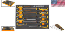 Load image into Gallery viewer, Ergonomic 10-Piece Torx Screwdriver Set in Foam - Perfect for Home Improvement