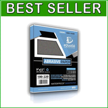 Load image into Gallery viewer, High-Performance 220 Grit Sandpaper Sheets - 100 Count for Efficient Smoothing