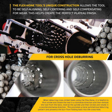 Load image into Gallery viewer, 3" Diameter Brush Research Hone - 240 Grit for Efficient Deburring &amp; Finishing