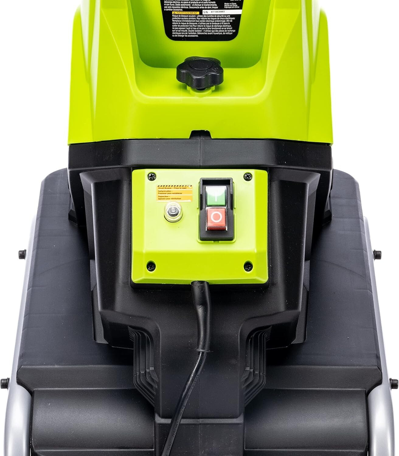 Earthwise 15-Amp Electric Garden Chipper with Collection Bin for Easy Composting