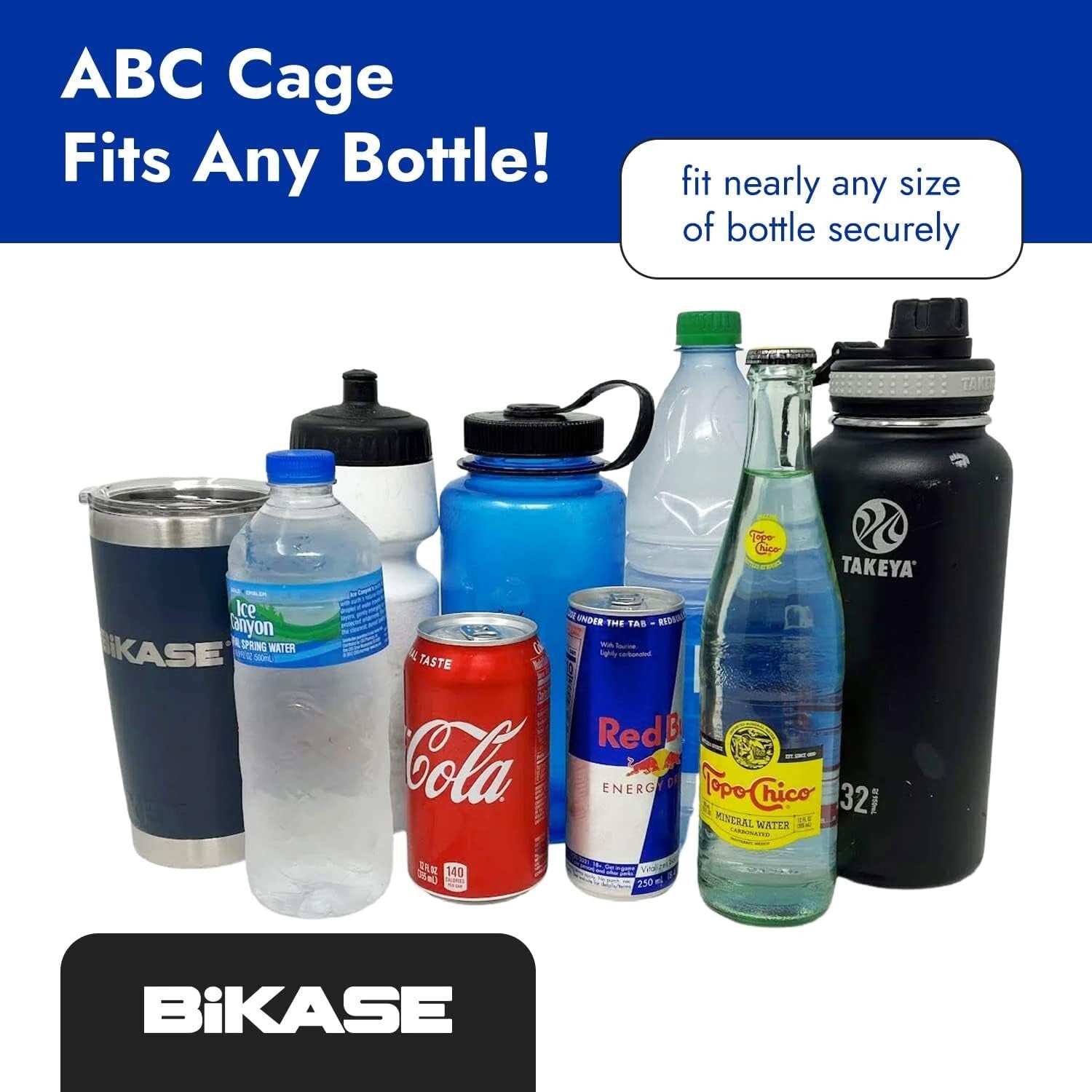 Versatile Bicycle Storage Holder - Fits Bottles, Cups, or Speakers Securely