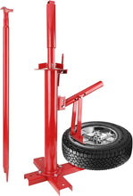 Load image into Gallery viewer, Compact 36.6" Manual Tire Changer Base with Bead Breaker - Alloy Steel, Red